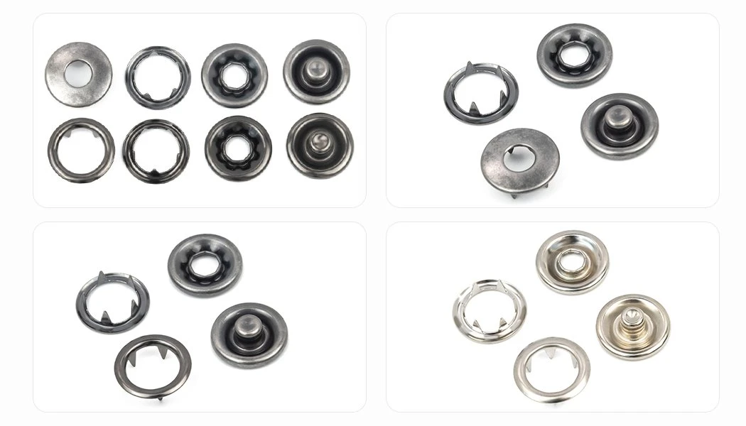 ring prong snap button ring prong snap button