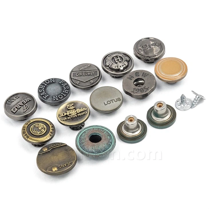 Removable Jeans Button