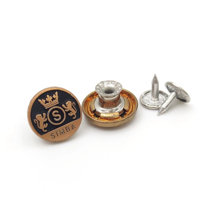 Metal Tack Button For Pants