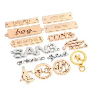 Металлические этикетки для кошельков