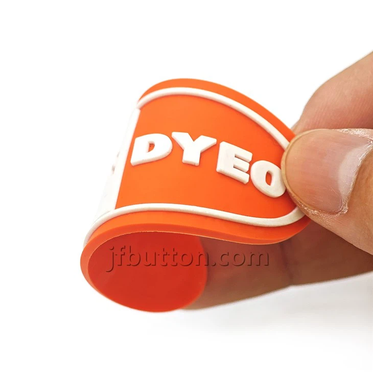 2D Oval Silicone Label With Brand Name best