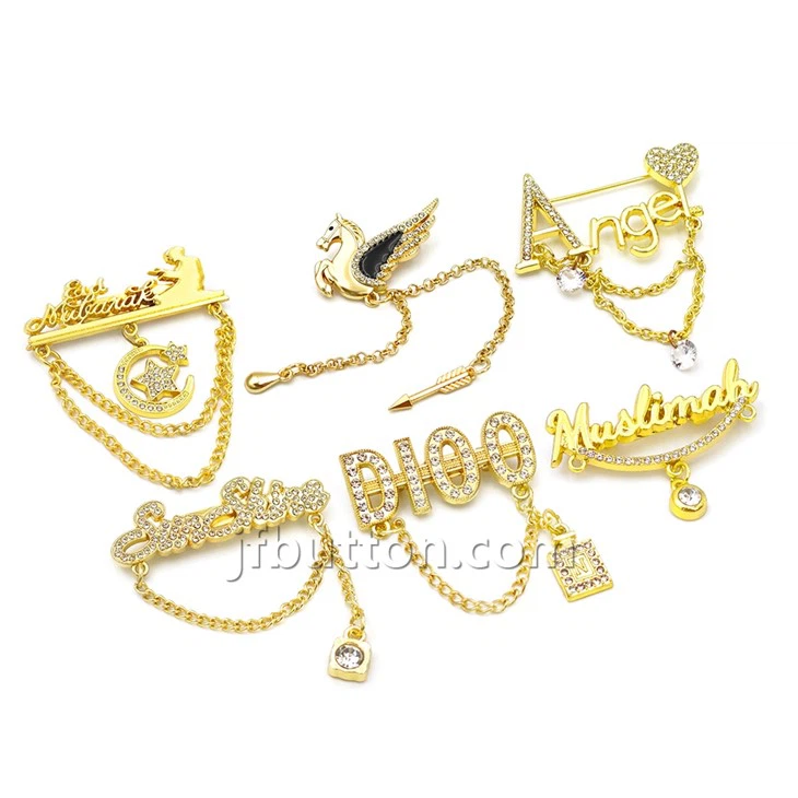 Brooch With Lady Silhouette