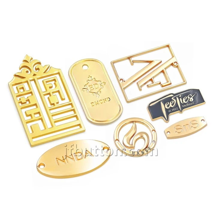 Gold Metal Labels