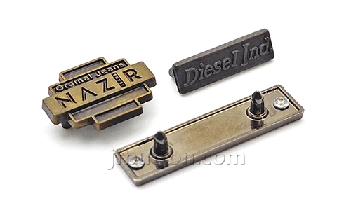 Rivet metal label Rivet metal label