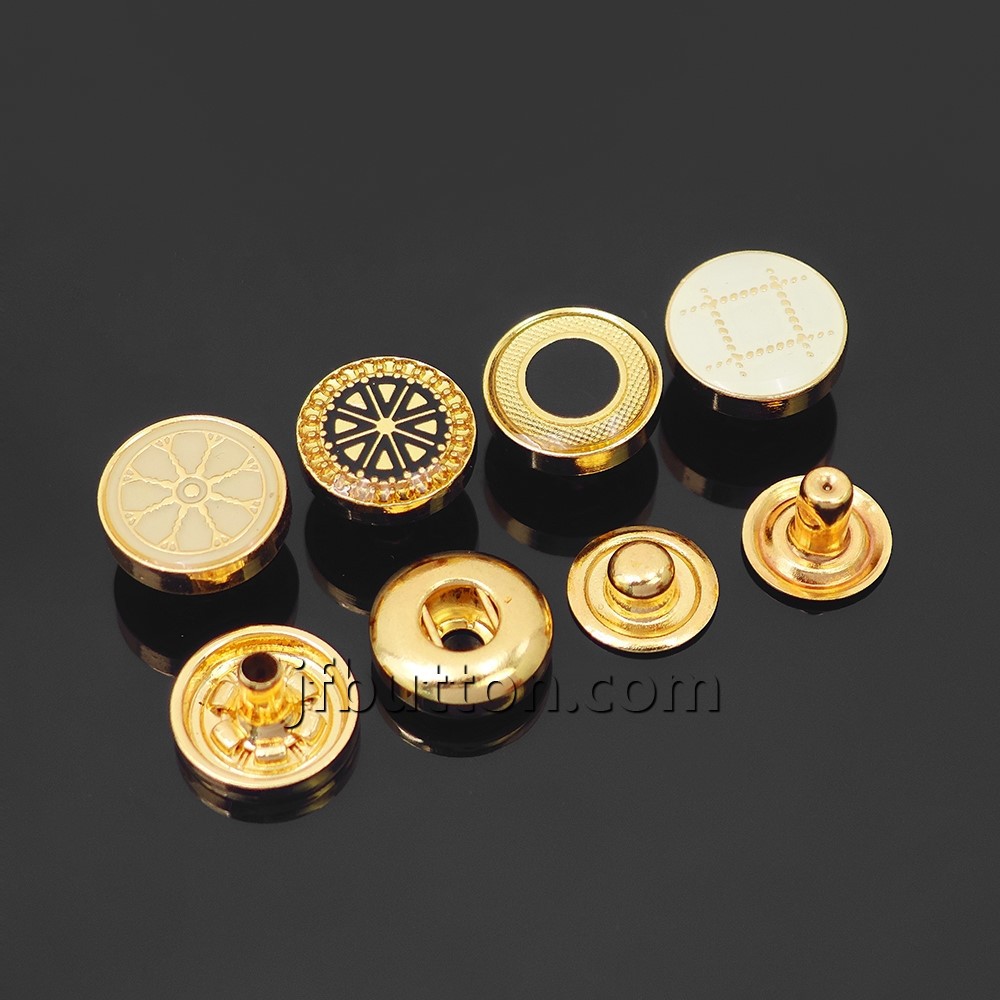 round snap button